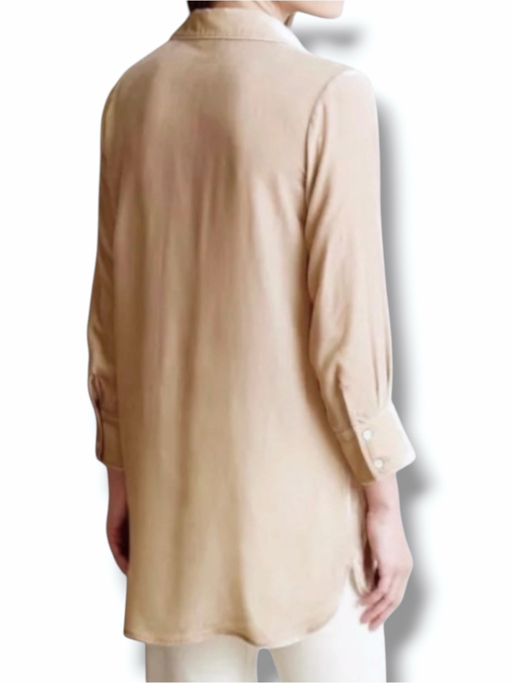 Anthropologie Blue Tassel Silk Velvet Evalina Top NWT Size Medium - Picture 5 of 7